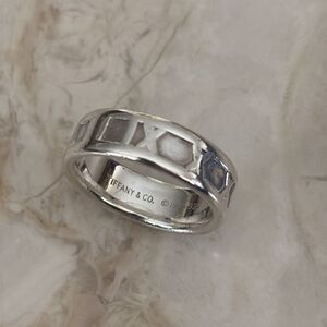 Tiffany & Co. Atlas 925 Sterling Silver Ring